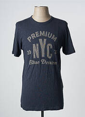 T-shirt bleu JACK & JONES pour homme seconde vue