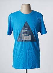 T-shirt bleu JACK & JONES pour homme seconde vue