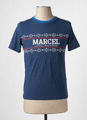 T-shirt bleu LE FABULEUX MARCEL DE BRUXELLES pour homme seconde vue