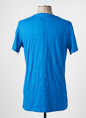 T-shirt bleu CYCLO CLUB MARCEL  homme