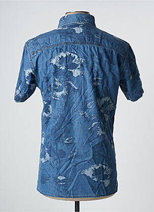 Chemise manches courtes bleu JACK & JONES homme