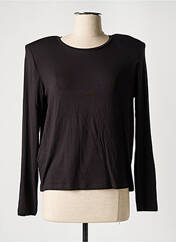 T-shirt noir MANGO pour femme seconde vue