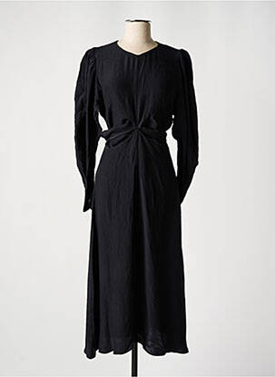 Robe mi-longue noir ASTRID BLACK LABEL femme
