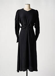 Robe mi-longue noir ASTRID BLACK LABEL femme