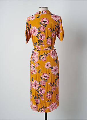 Robe mi-longue marron VERO MODA femme