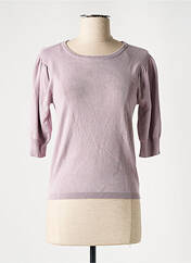 Pull violet JACQUELINE DE YONG pour femme seconde vue