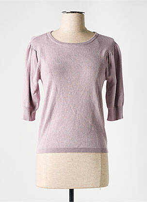 Pull violet JACQUELINE DE YONG pour femme