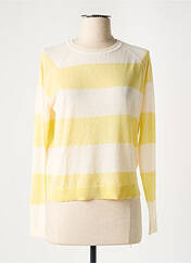 Pull jaune VERO MODA pour femme seconde vue