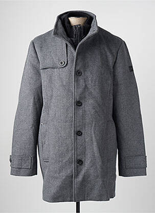 Manteau long gris TOM TAILOR pour homme
