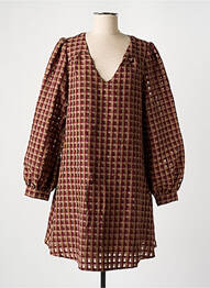 Robe mi-longue rouge VILA femme