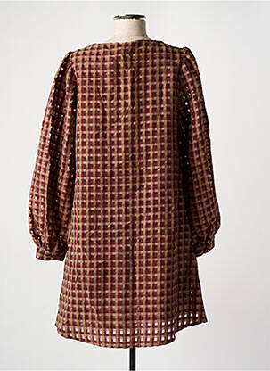 Robe mi-longue rouge VILA femme