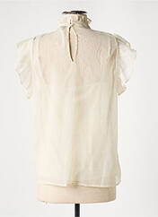 T-shirt beige VILA pour femme seconde vue