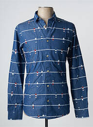 Chemise manches longues bleu ONLY&SONS homme