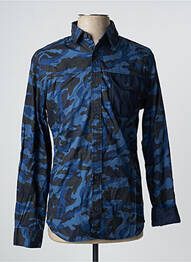 Chemise manches longues bleu JACK & JONES homme