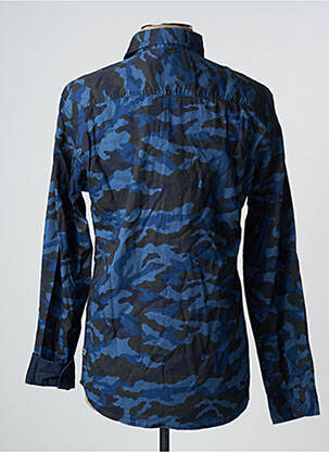 Chemise manches longues bleu JACK & JONES homme