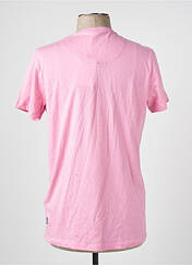 T-shirt rose R.EV 1703 BY REMCO EVENPOEL  pour homme seconde vue