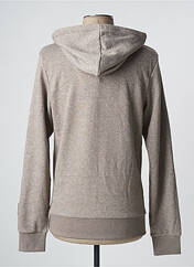 Sweat-shirt à capuche gris JACK & JONES pour homme seconde vue