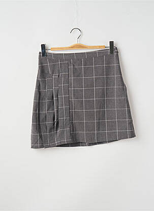 Mini-jupe gris JACQUELINE DE YONG pour femme