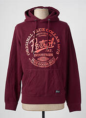 Sweat-shirt à capuche rouge PETROL INDUSTRIES pour homme seconde vue