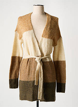 Gilet manches longues marron VERO MODA femme