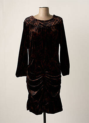 Robe mi-longue noir DEUX. BY ELINE DE MUNCK femme