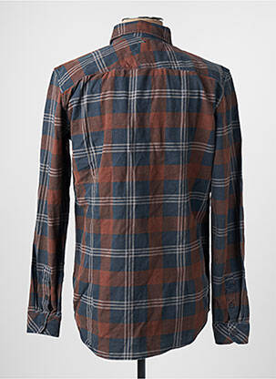 Chemise manches longues marron PETROL INDUSTRIES homme