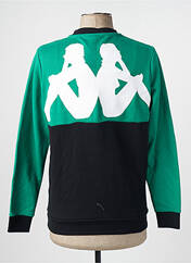 Sweat-shirt vert KAPPA pour homme seconde vue