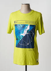 T-shirt jaune JACK & JONES pour homme seconde vue