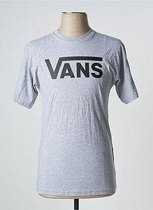 T-shirt gris VANS pour homme