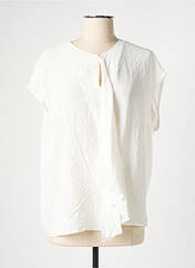 Blouse blanc MANGO pour femme seconde vue