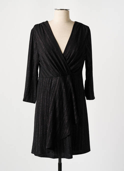 Robe mi-longue noir MORGAN pour femme