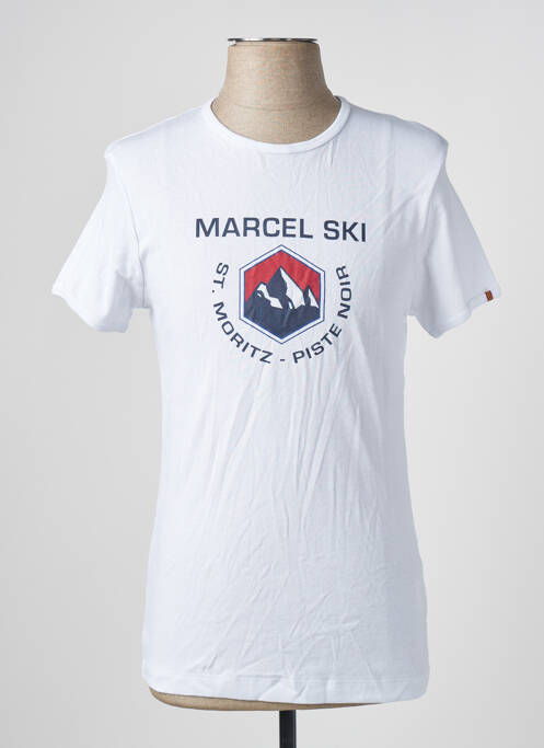 T-shirt blanc LE FABULEUX MARCEL DE BRUXELLES pour homme