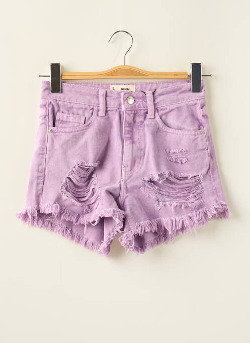 Short violet TALLY WEIJL pour femme