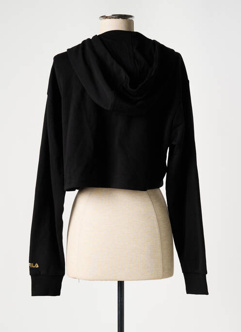 Sweat-shirt à capuche noir FILA pour femme