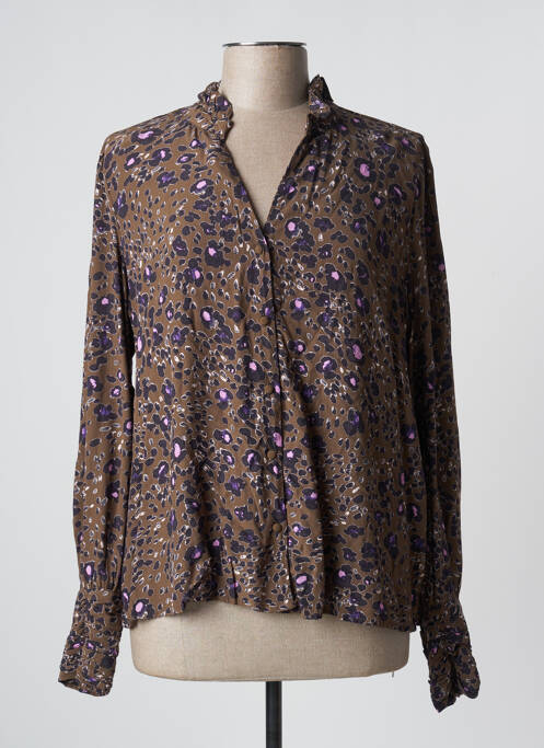 Blouse marron VERO MODA pour femme