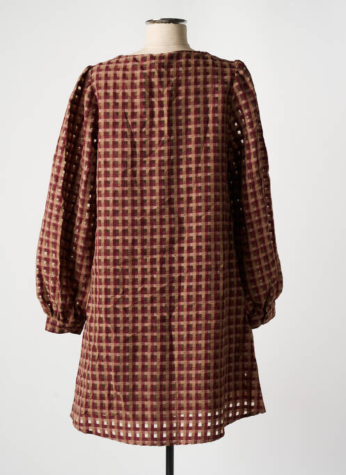 Robe mi-longue rouge VILA pour femme