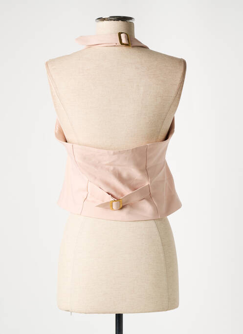 Gilet sans manche rose DEUX. BY ELINE DE MUNCK pour femme