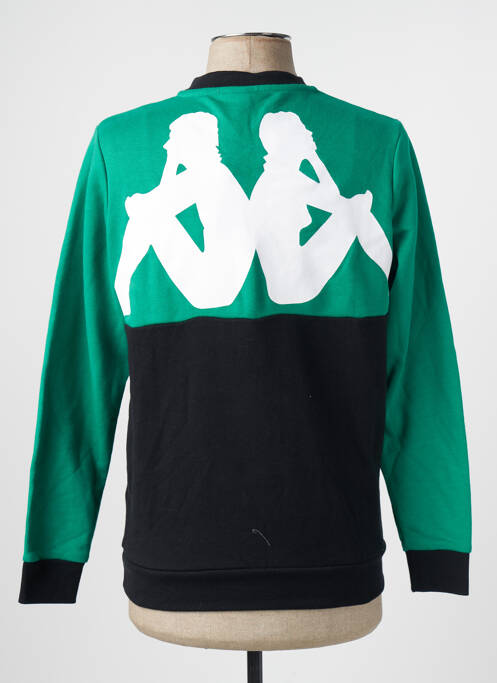 Sweat-shirt vert KAPPA pour homme