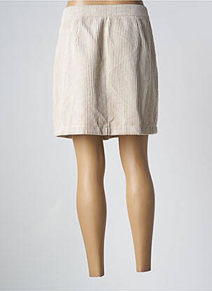 Jupe courte beige VERO MODA femme