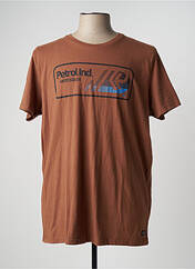 T-shirt marron PETROL INDUSTRIES pour homme seconde vue