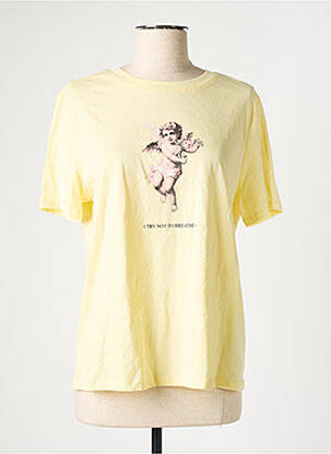 T-shirt jaune TALLY WEIJL pour femme