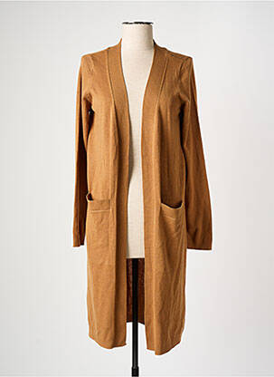 Gilet manches longues marron VERO MODA femme
