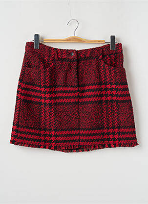 Jupe courte rouge MANGO femme