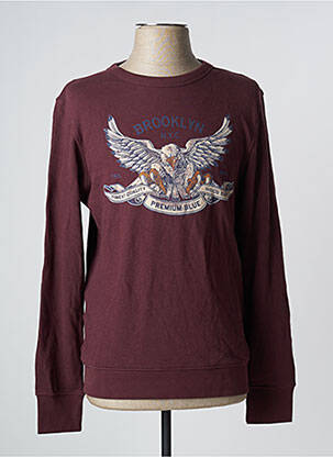Sweat-shirt rouge JACK & JONES homme