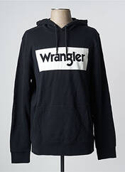 Sweat-shirt à capuche noir WRANGLER pour homme seconde vue