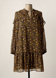 Robe mi-longue marron MANGO femme