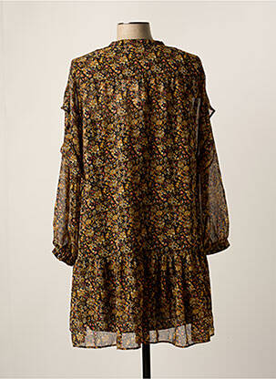 Robe mi-longue marron MANGO femme