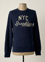 Sweat-shirt bleu JACK & JONES pour homme seconde vue