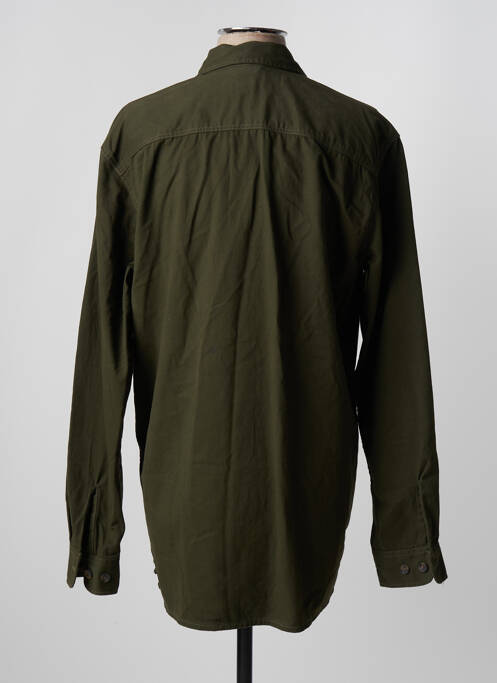 Chemise manches longues vert JACK & JONES pour homme