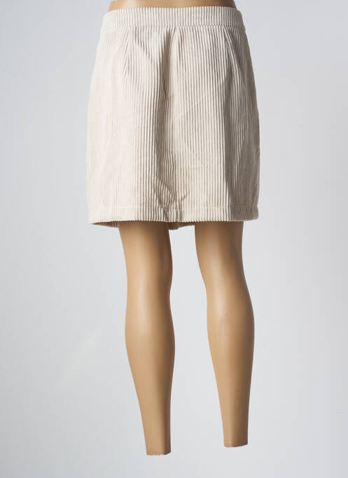 Jupe courte beige VERO MODA pour femme